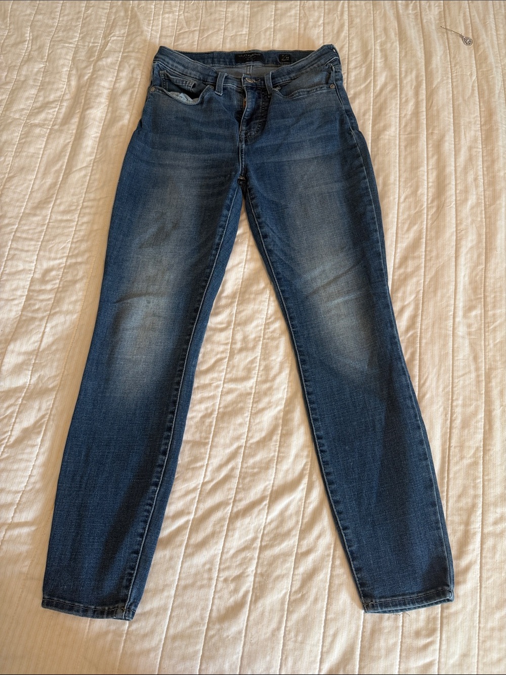 Lucky Brand Skinny Jeans in Dark Blue Wash